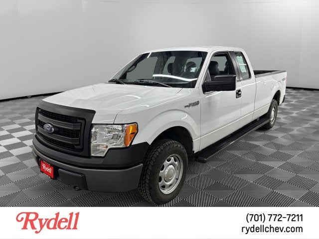 2014 Ford F-150 XL in Oxford White — front three-quarter view