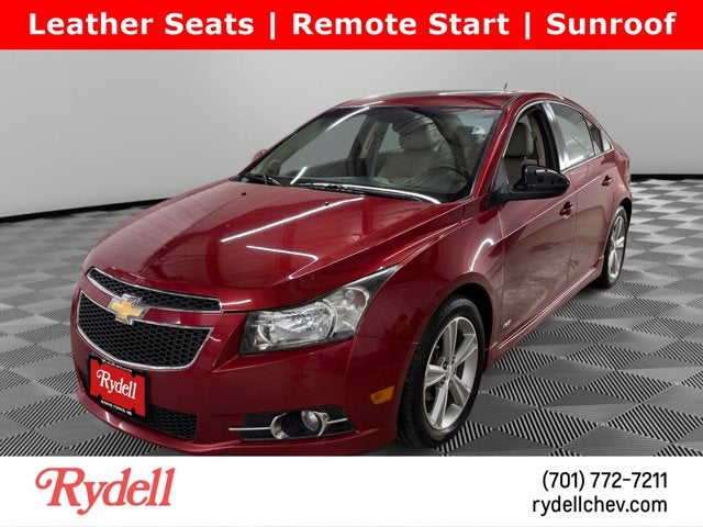 2013 Chevrolet Cruze 2LT in Crystal Red Tintcoat — front three-quarter view