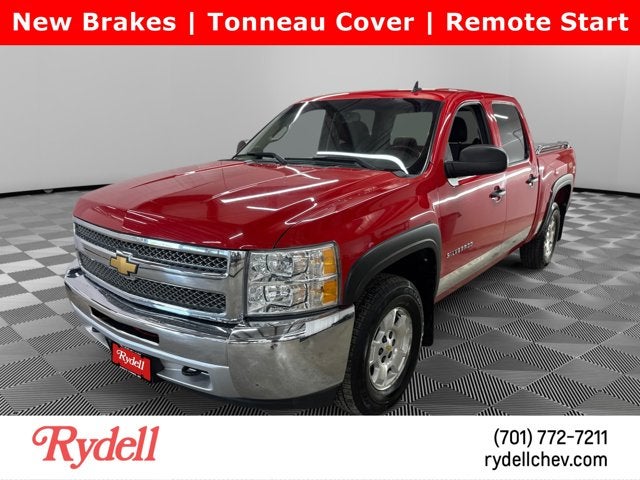2012 Chevrolet Silverado 1500 LT in Victory Red — front three-quarter view