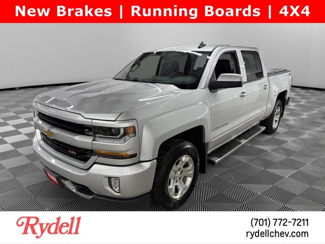 2016 Chevrolet Silverado 1500 LT in Silver Ice Metallic — front three-quarter view