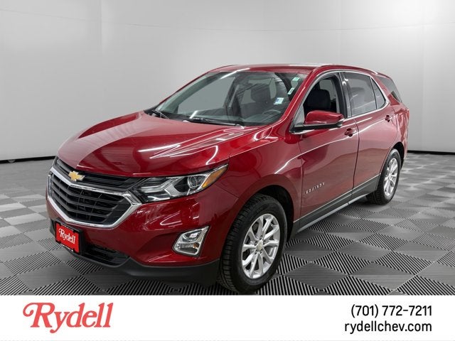 2019 Chevrolet Equinox LT in Cajun Red Tintcoat — front three-quarter view