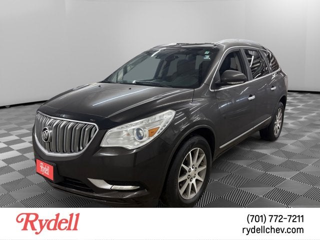 2014 Buick Enclave Leather in Mocha Bronze Metallic — front three-quarter view